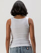 GUESS JEANS Star Slim Rib Womens Tank Top image number 4