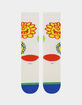 STANCE x KEITH HARING Happy Fields Mens Crew Socks image number 3