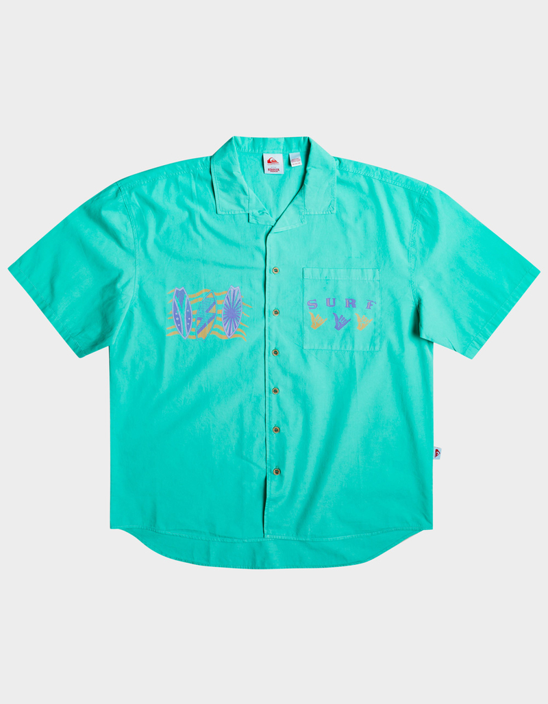 QUIKSILVER x Stranger Things The Mike Tourist Mens Button Up Shirt image number 2