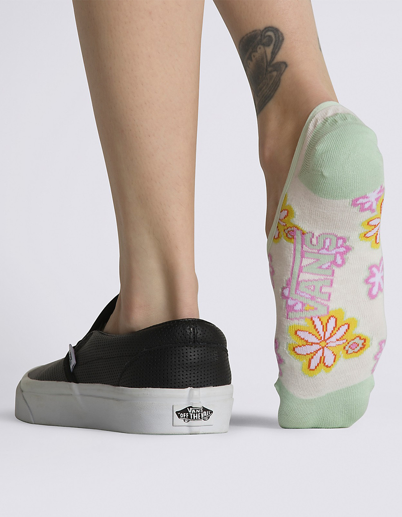VANS Psychadelic Floral Canoodle 3 Pack Womens Socks image number 1