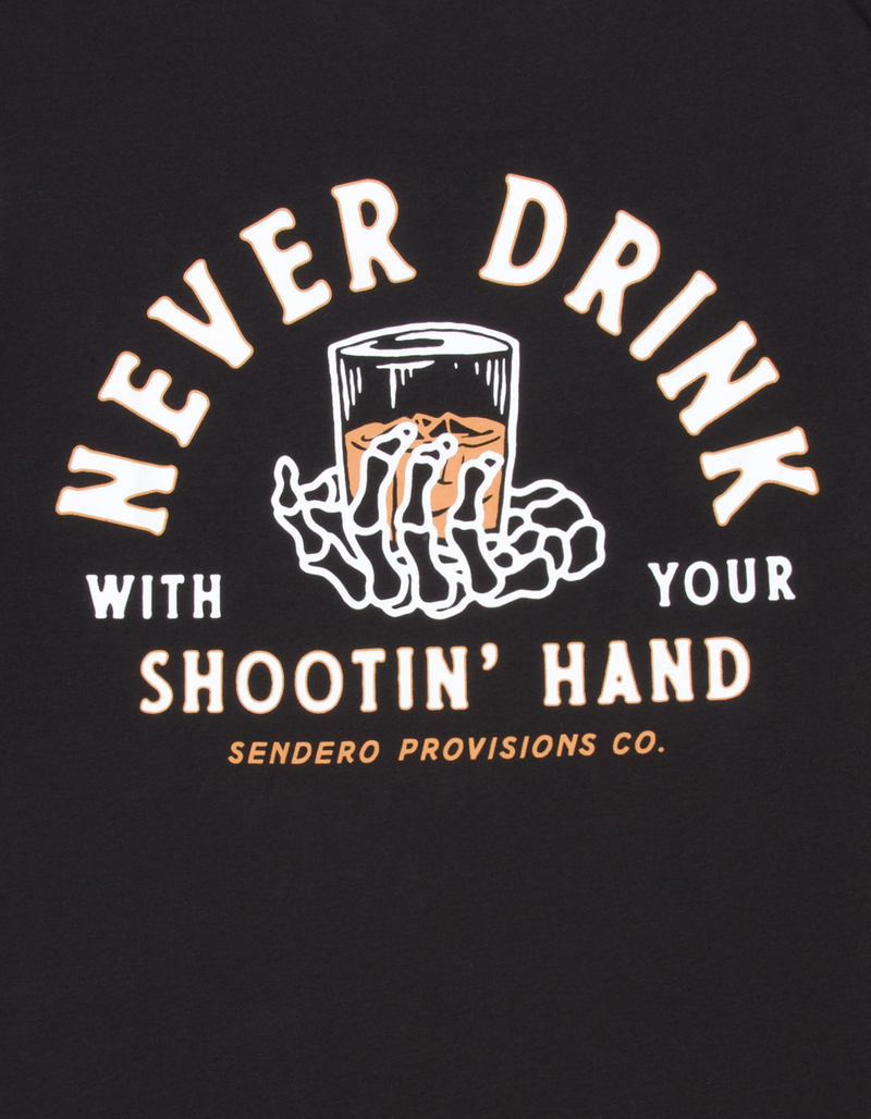 SENDERO PROVISIONS CO. Shootin Hand Mens Tee image number 2