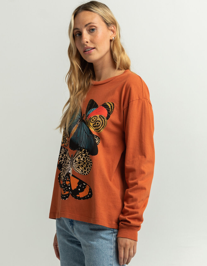 OBEY Butterfly Flee Womens Tee image number 2