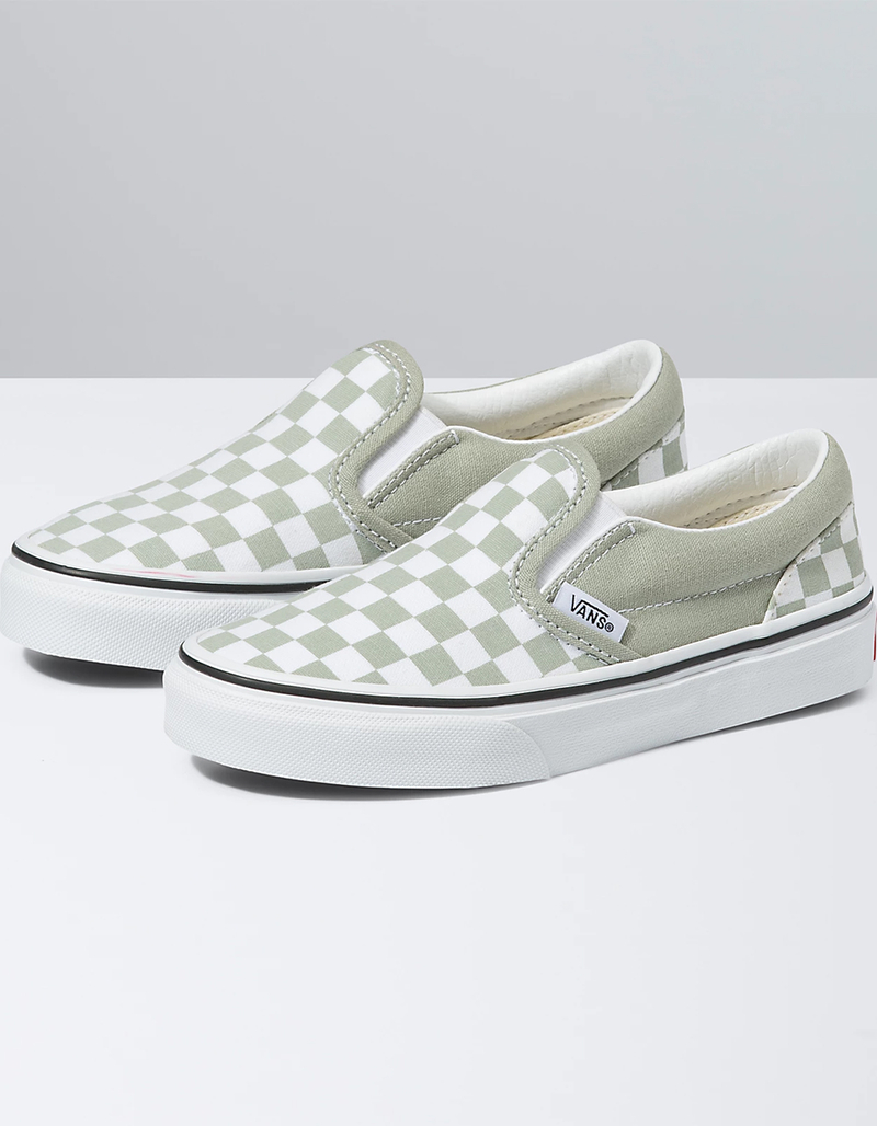 VANS Checkerboard Classic Girls Slip-On Shoes image number 0