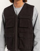 RSQ Mens Twill Cargo Vest image number 7