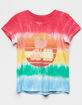 THE VINYL ICONS Woodstock Tie Dye Girls Tee image number 1