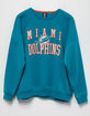 NFL Miami Dolphins Embroidered Womens Crewneck Sweatshirt image number 4