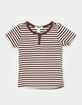 RSQ Girls Stripe Henley Top image number 2