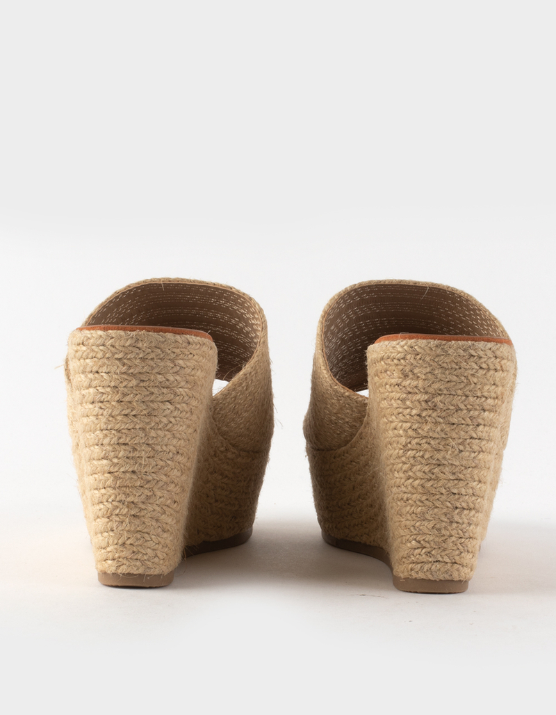 SODA Bounty Womens Platform Wedge Sandals image number 3