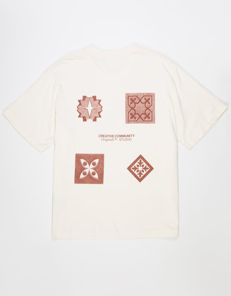 JACK & JONES Noho Mono Mens Tee BUTTER CREAM Tillys