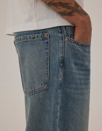 RSQ Studs Mens Extra Baggy Jeans Alternative Image