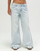 RSQ Womens Low Rise Bow Baggy Jeans image number 3