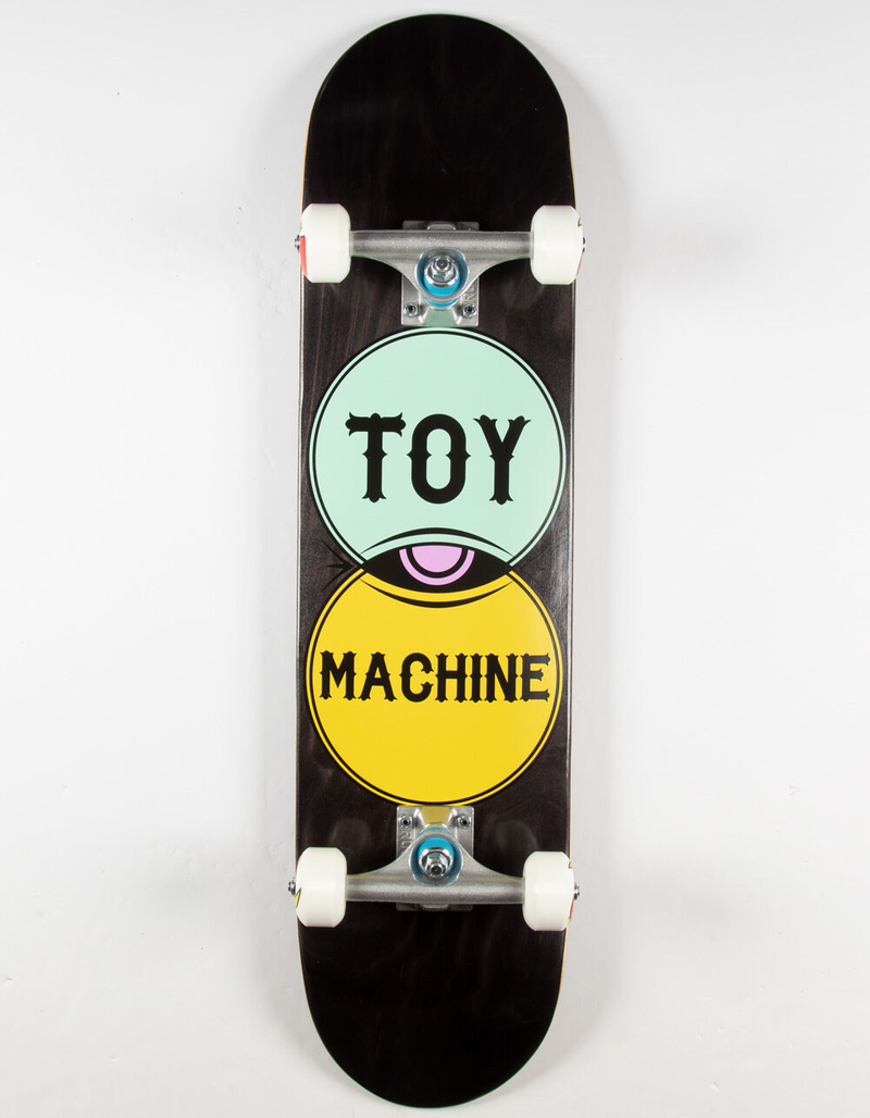 TOY MACHINE Venn Diagram 7.75" Complete Skateboard image number 0