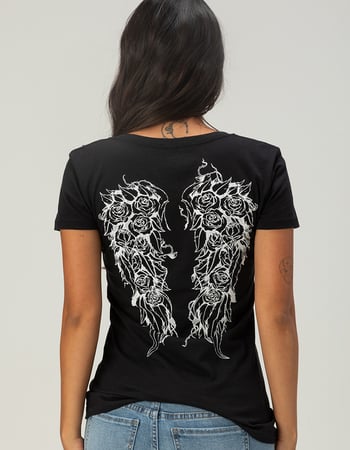 METAL MULISHA Briar Angel Womens V-Neck Tee Primary Image