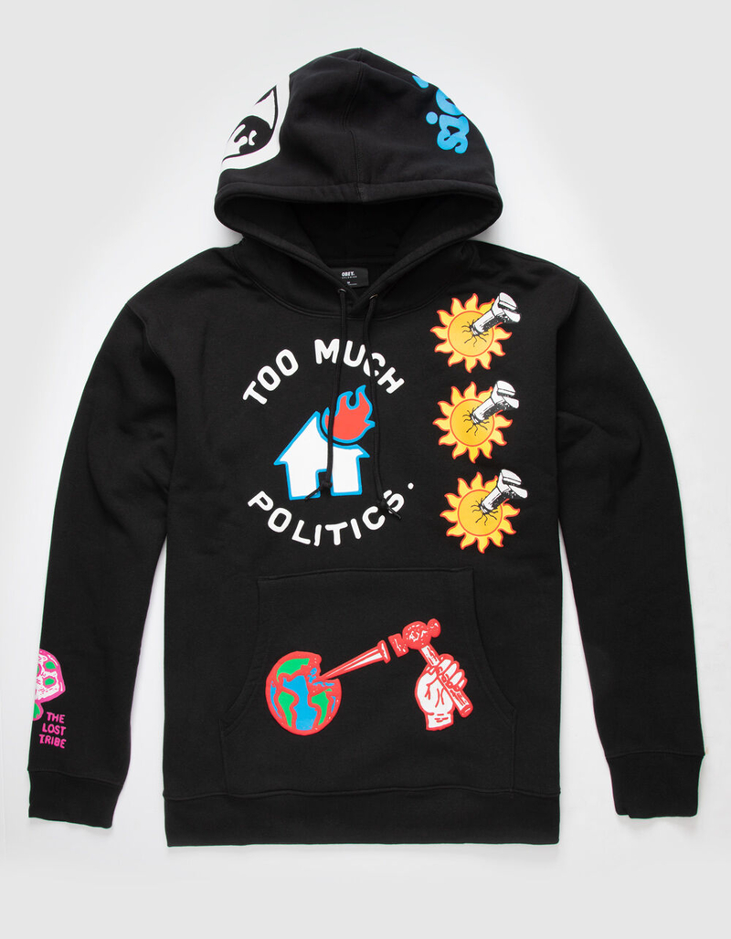 OBEY Time Is Up Mens Hoodie image number 1