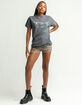 FULL TILT Skeleton Womens Dark Gray Oversized Tee image number 4