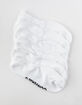 CONVERSE 6 Pack Solid White Womens Ankle Socks image number 1