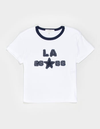 NO COMMENT LA 2000 Patch Girls Tee NO COMMENT LA 2000 Patch Girls Tee Primary Image