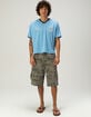 RSQ Mens Baggy Twill Cargo Jorts image number 3