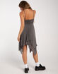 RSQ Womens Hanky Hem Mesh Slip Dress image number 3