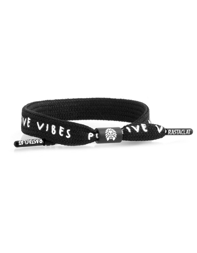 RASTACLAT Positive Vibes Black Womens Bracelet image number 0