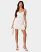 EDIKTED Rowan Mini Satin Effect Slip Dress image number 4