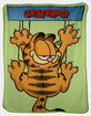 GARFIELD Hanging On Fleece Throw Blanket image number 2