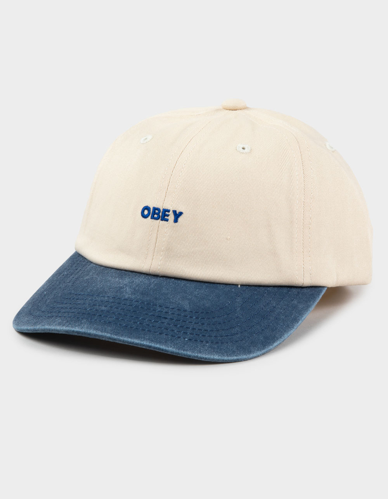 OBEY 2 Tone Bold 6 Panel Strapback Hat image number 0