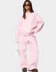 EDIKTED Love Edikted Wide Leg Sweatpants image number 5