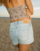 RSQ Womens Low Rise Butterfly Mini Shorts image number 6