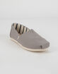 TOMS Morning Dove Womens Canvas Classic Slip-On Shoes image number 2