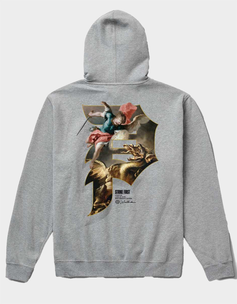 PRIMITIVE Courage Mens Hoodie HEATHER GRAY Tillys