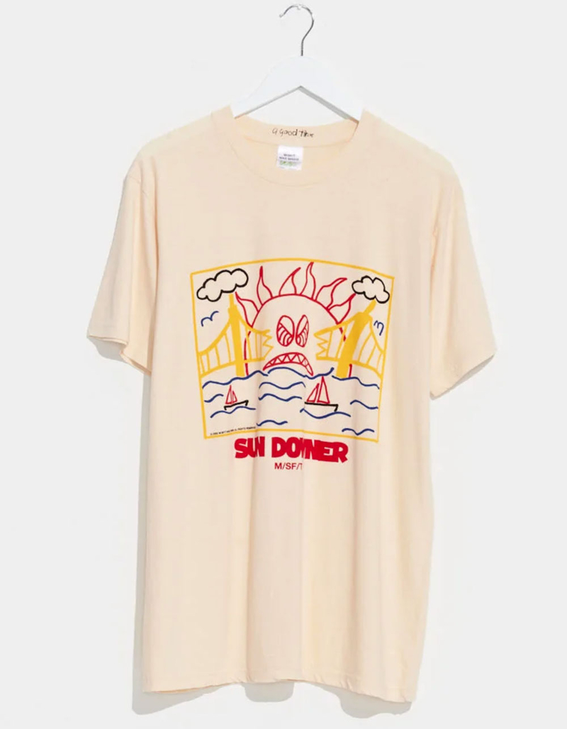 MISFIT SHAPES Sun Downer 50/50 Mens Tee image number 2