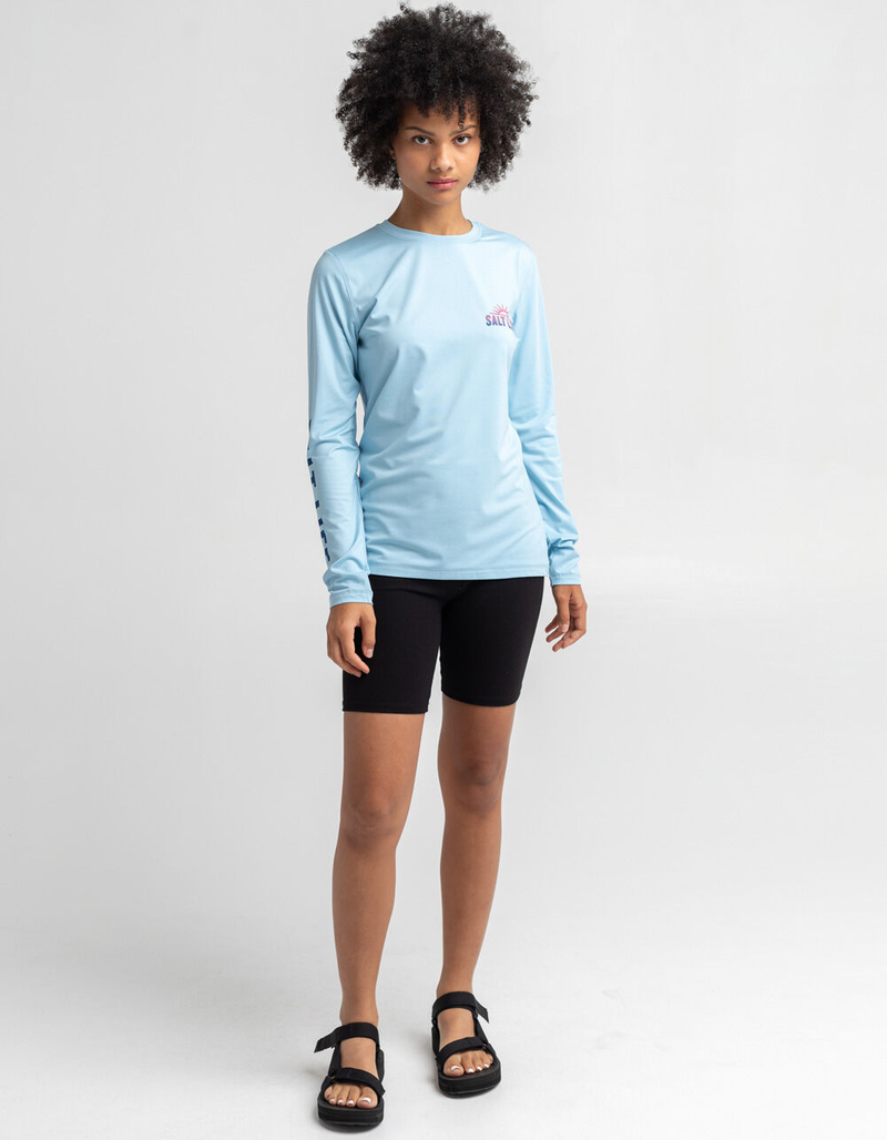 SALT LIFE Sunrise Palms Womens Rash Guard image number 3