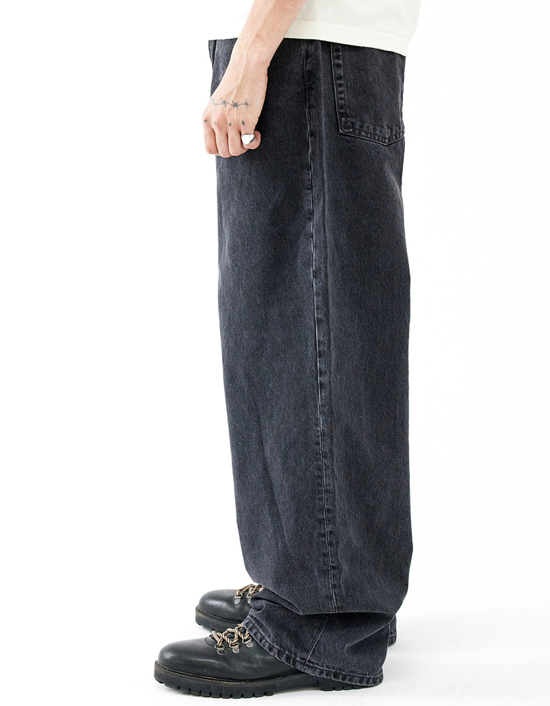 BDG Urban Outfitters Faded Black Jack Mens Relaxed Wide Fit Jeans image number 2