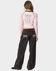 EDIKTED Bow Pocket Relaxed Jeans image number 4