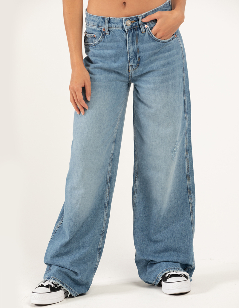 BDG Urban Outfitters Womens Mid Rise Puddle Jeans image number 1