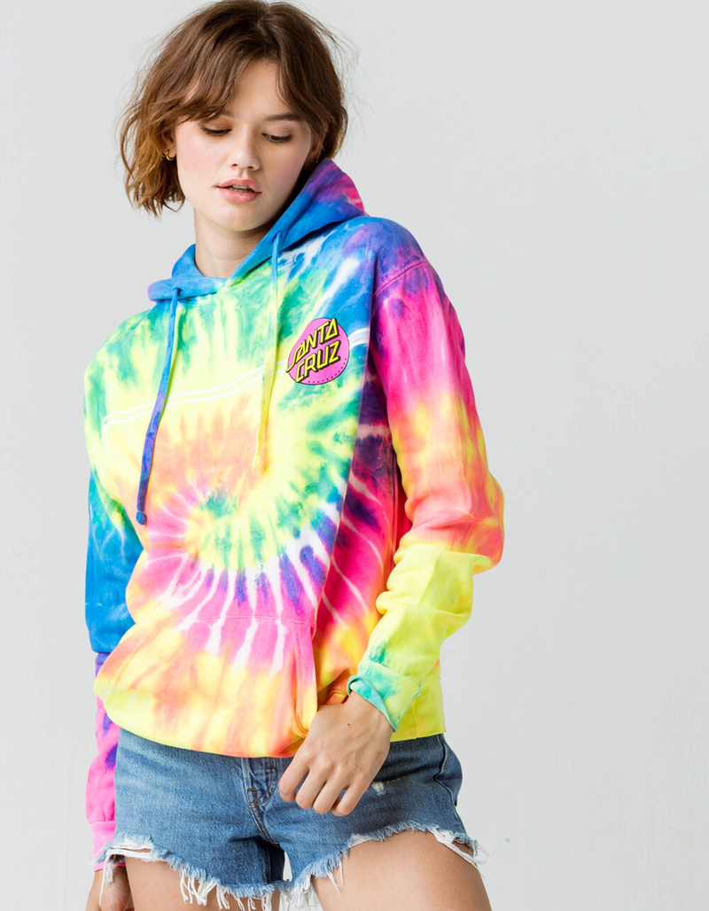 SANTA CRUZ Other Dot Tie Dye Womens Hoodie image number 1