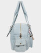 TRUE RELIGION Multi-Patch Denim Satchel Bag image number 5