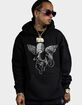 HASTAMUERTE Rhinestone Ski Mask Angel Mens Hoodie image number 3