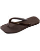 HAVAIANAS Plush Womens Slim Square Flip Flops image number 4