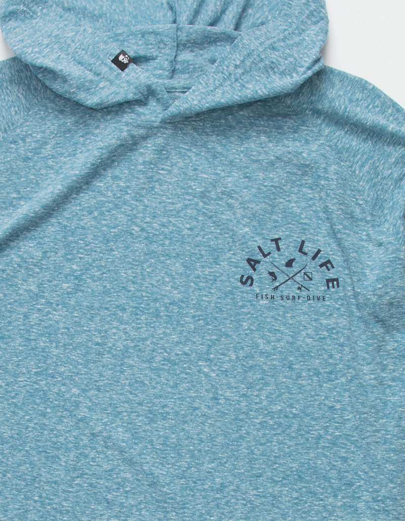 SALT LIFE United Mens Tri-Blend Lightweight Hoodie image number 1