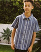RSQ Boys Striped Button Down Shirt image number 3