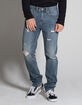 RSQ London Mens Skinny Stretch Ripped Jeans image number 1