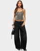 EDIKTED Kella Low Rise Baggy Jeans image number 5