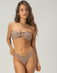 DAMSEL Texture Cheekier High Leg Bikini Bottoms image number 1