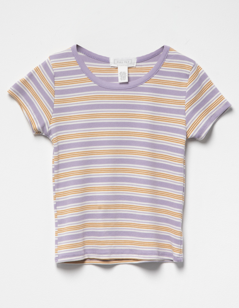 FULL TILT Essentials Girls Stripe Tee image number 0