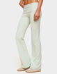 EDIKTED Oriane Foldover Flared Leggings image number 2