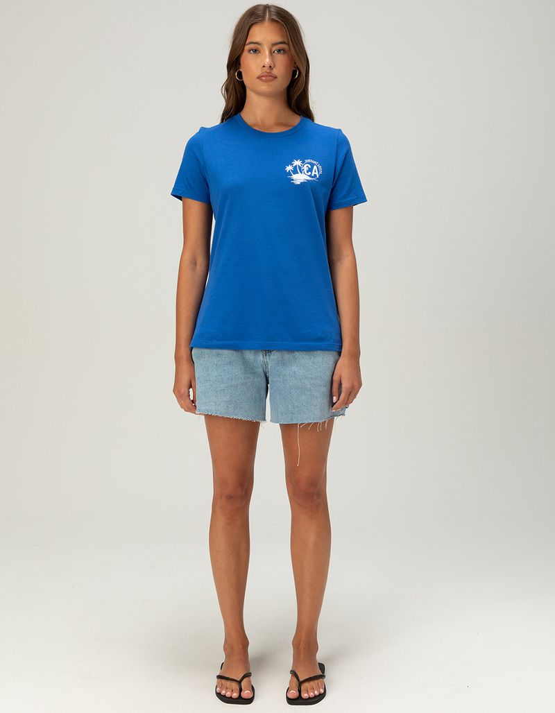 DISTANT LOCAL LA Womens Boyfriend Tee image number 2