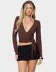 EDIKTED Malenna Wrap Top image number 1
