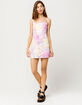 FULL TILT Tie Dye Bodycon Dress image number 4